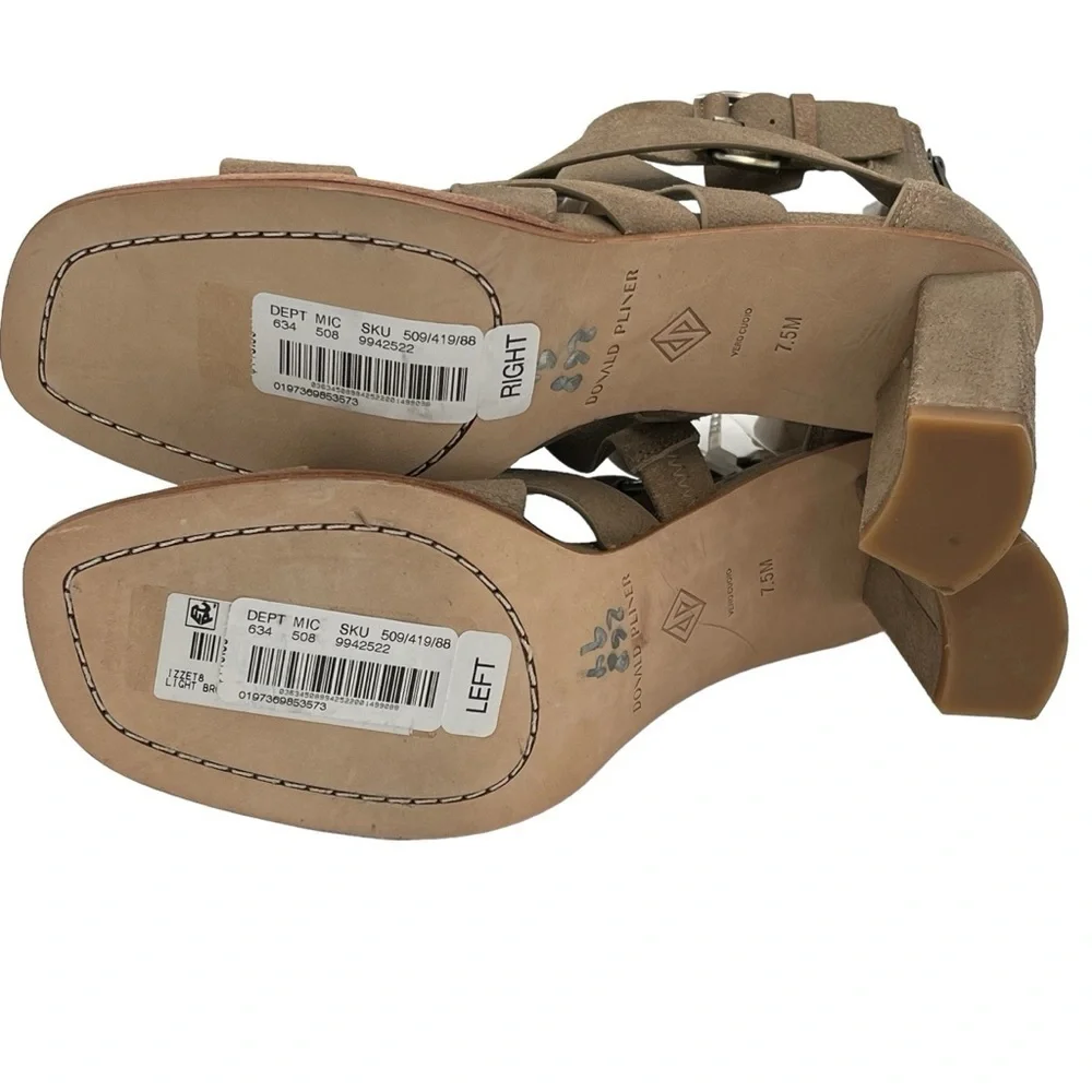 Donald Pliner Izzy Metallic Caged High Heel Sandal Women's Size: 7.5